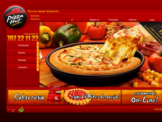 PizzaHut Website