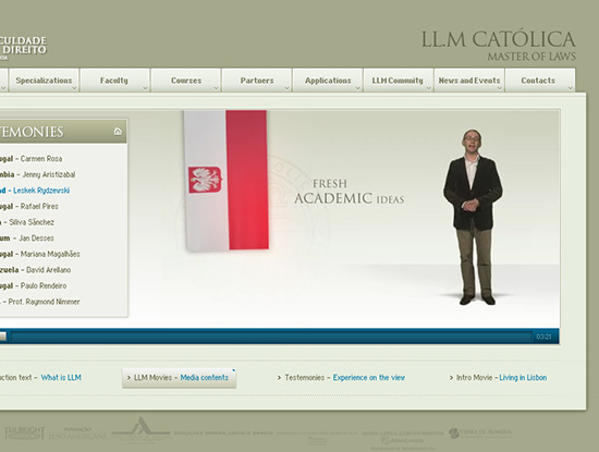 LLM Católica Website