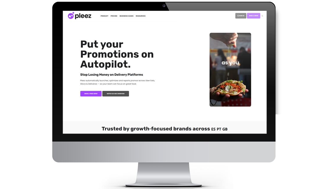 Pleez - You cook food. We cook data